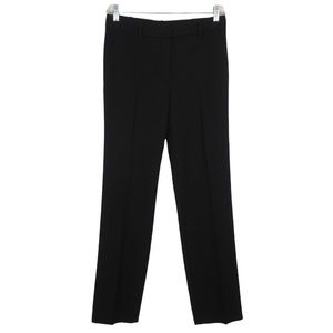 Helmut Lang Black Straight Leg Wool Pants Trousers Women’s Size 6